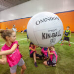 Ballon kinball 122cm gris