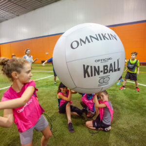 Ballon kinball 122cm gris