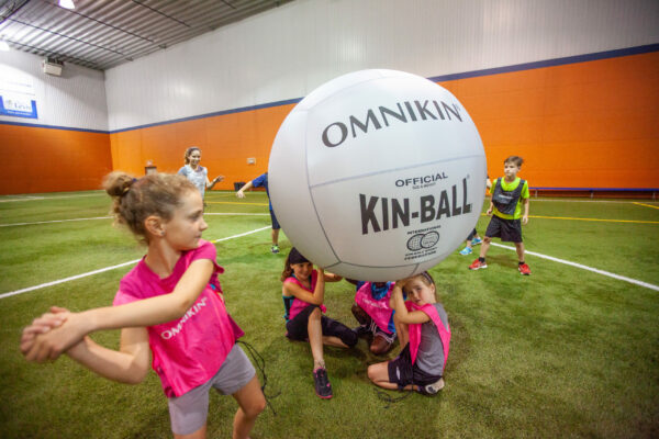 Ballon kinball 122cm gris