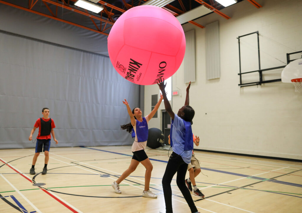 Ballon sport KINBALL rose 122cm