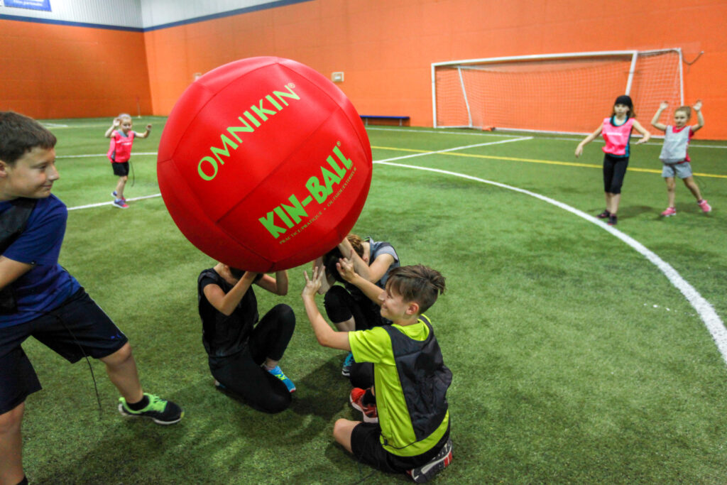 Ballon KINBALL rouge 84cm