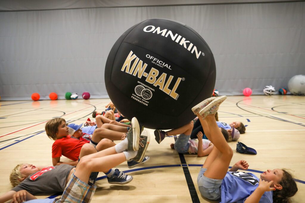 Ballon de sport KIN-BALL noir 122cm