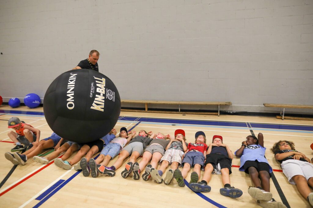 Ballon de sport KIN-BALL noir 122cm