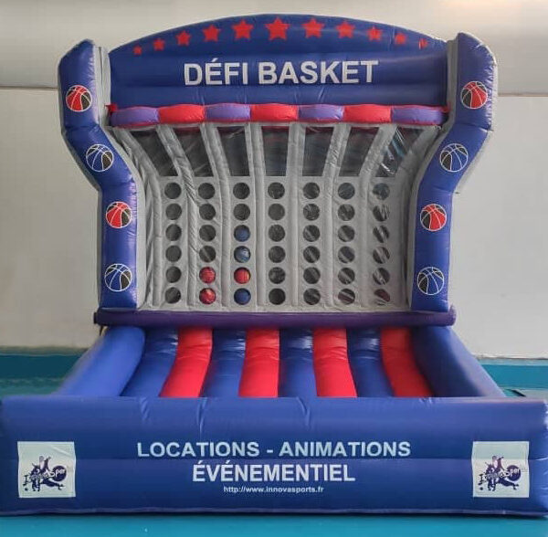 Puissance 4 Basket gonflable