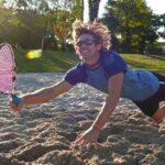 Speedminton en jeu